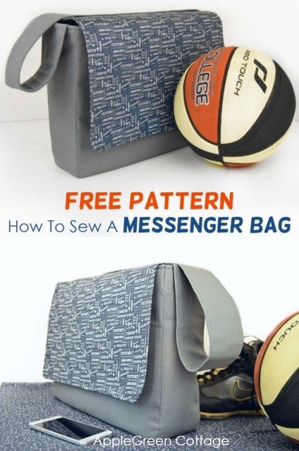 Messenger bag pattern - a free sewing pattern plus tutorial to make a large messenger bag with pockets. It's a great large bag with free template - so easy anyone can sew it! Use it as gym bag, as a school bag or as a diaper bag. Grab your free pattern for messenger bag and make your own! #sewingbags #messengerbagpattern #freepattern Messenger Bag Pattern, Messenger Bag Patterns, Start Sewing, Bags Pattern, Free Sewing Pattern, Sew Ins, Beginner Sewing Projects Easy, Bag Tutorial, Leftover Fabric