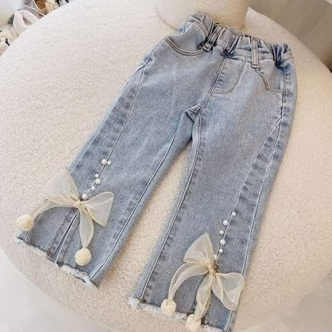 Girl Baby Clothes, Pant Jeans, Lace Long Sleeve Shirt, Spring Kids, Fall Jeans, Mommy And Me Outfits, Jeans Kids, Girls Clothing Sets