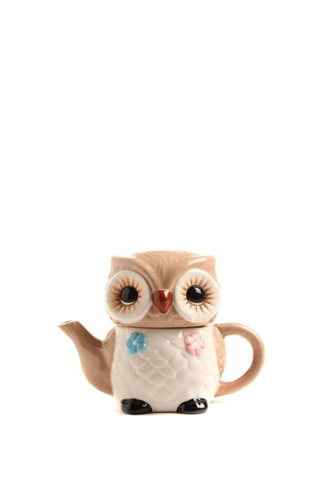 Owl Teapot, Owl Kitchen, Novelty Teapots, Owl Collection, Hoot Owl, Owl Decor, Teapots And Cups, Owl Lovers, Coffee Pots