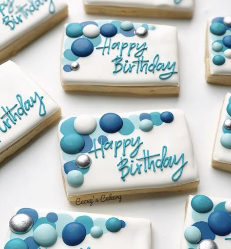 Iced Cookies Ideas Birthday, Simple Birthday Decorated Cookies, Iced Birthday Cookies, Cookie Decorating Simple, Balloon Arch Cookies Decorated, Birthday Icing Cookies, Fun Cookie Decorating Ideas, Spring Decorated Cookies Ideas, Rectangle Cookies Decorated