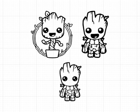 Guardians Of The Galaxy Svg, Groot Svg, Avengers Svg, Vinyl Style, I Am Groot, Baby Groot, Baby Svg, Disney Family, Guardians Of The Galaxy