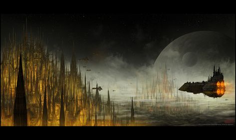 Mark Molnar - Sketchblog of Concept Art and Illustration Works: Warhammer 40k - Hive World Imperial Guardsman, Battlefleet Gothic, Warhammer 40k Art, Warhammer Art, Warhammer 40k Artwork, Traditional Games, Warhammer Fantasy, Warhammer 40000, Space Marine