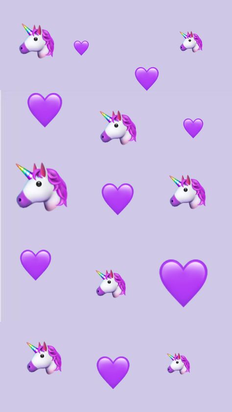 Fun Wallpaper, Unicorn Wallpaper, Backgrounds Phone, Purple Unicorn, Background Ideas, Emoji Wallpaper, Heart Wallpaper, Phone Wallpapers, Iphone Background