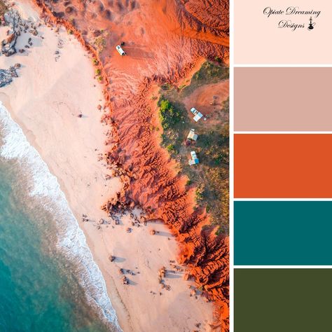 pilbara coast Australian Landscape Colour Palette, Australian Outback Colour Palette, Australian Color Palette, Australia Color Palette, Australia Colour Palette, Australian Colour Palette, Aussie Colors, Desert Color Palette, Australian Colours