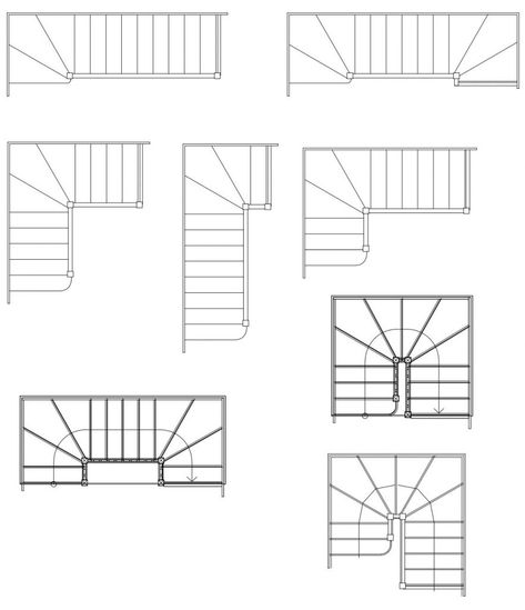 Stair Design Guide 02 - Staircase terms and layouts Quarter Turn Staircase, Turn Staircase, Stair Layout, Timber Stair, Timber Staircase, Stair Design, Treads And Risers, Dog Leg, Spiral Stairs