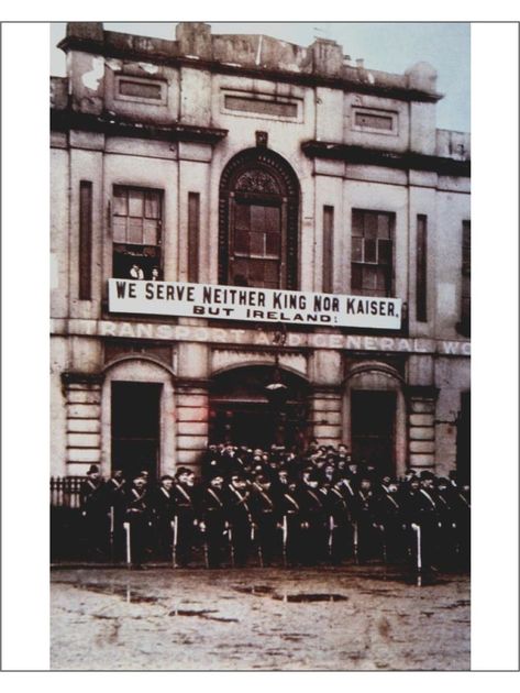 Step back in time with this captivating photograph from the Media Storehouse collection, featuring Ireland, 1916: Easter Rising. Citizen army parading outside liberty hall during WW1 by War from TopFoto. Witness the historical moment as the Citizen Army proudly marches outside Liberty Hall, immortalized in this vintage black and white image from the Irish Rebellion of 1916. Add this authentic piece of history to your home or office decor and transport yourself back in time. Order now from Media 1916 Easter Rising, Ireland 1916, Vintage Ireland, Easter Rising, Ireland History, Library Pictures, Historical Moments, Irish History, Picture Library