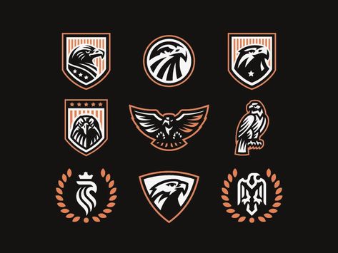 Sports Badge, Sport Branding, Soccer Logo, Football Team Logos, Sports Logo Design, Logo Design Inspiration Branding, Eagle Brand, Eagle Logo, Badge Design