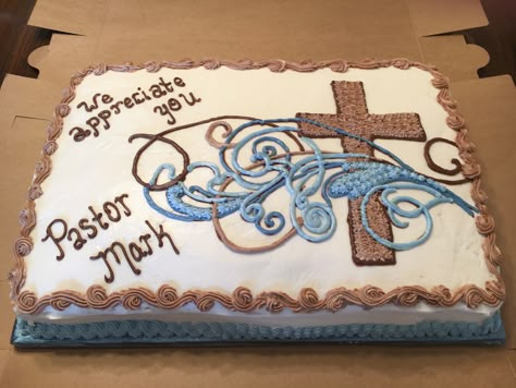 Pastor Appreciation Cake Ordination Cake Pastor, Pastor Anniversary Cake, Pastor Ordination Reception, Pastor Ordination Cake Ideas, Pastor Cake Ideas, Pastor Appreciation Cake Ideas, Appreciation Cake Ideas, Church Cake Ideas, Pastor Appreciation Cake