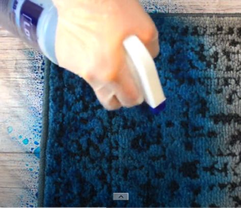 Dye Rug Diy, How To Dye Carpet Diy, Painting A Rug Diy, Dye Carpet With Rit, Overdyed Rugs Diy, Diy Rug Painting, Rug Makeover, Rug Painting, Area Rugs Diy