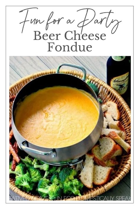 Beer Cheese Fondue Recipe, Fondue At Home, Easy Beer Cheese, Pretzel Beer Cheese, Homemade Chex Mix Recipe, Cheese Fondue Recipe, Beer Cheese Fondue, Homemade Chex Mix, Fondue Recipes Cheese