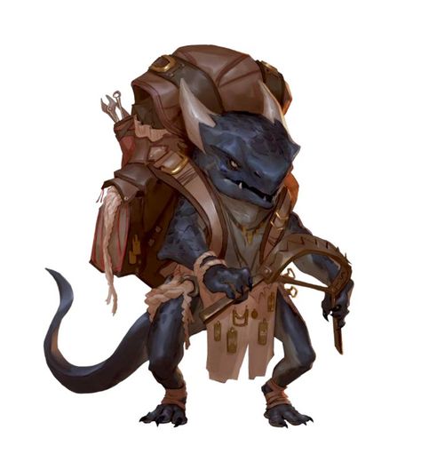 Male Black Kobold Trap Ranger - Pathfinder 2E PFRPG PFSRD DND D&D 3.5 4E 5E 5th ed d20 fantasy Kobold Pathfinder 2e, Black Kobold, Kobold Dnd Male, Kobold Ranger, Lizardfolk Druid, Pathfinder Kobold, Kobold Art, Pathfinder 2e, Dnd Kobold