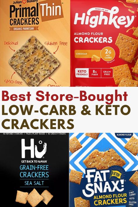 Here are the 9 BEST low carb and keto crackers to buy at the store or online. We reviewed the crackers based on taste, ingredients, carbs, and price. Keto Crackers, Low Carb Cheese Crackers, Keto Crackers Store Bought, Low Carb Crackers Store Bought, Keto Cheese It Crackers, Lowcarb Crackers, Low Carb Cereal Store Bought, Jasons Deli, Microwave Dinners