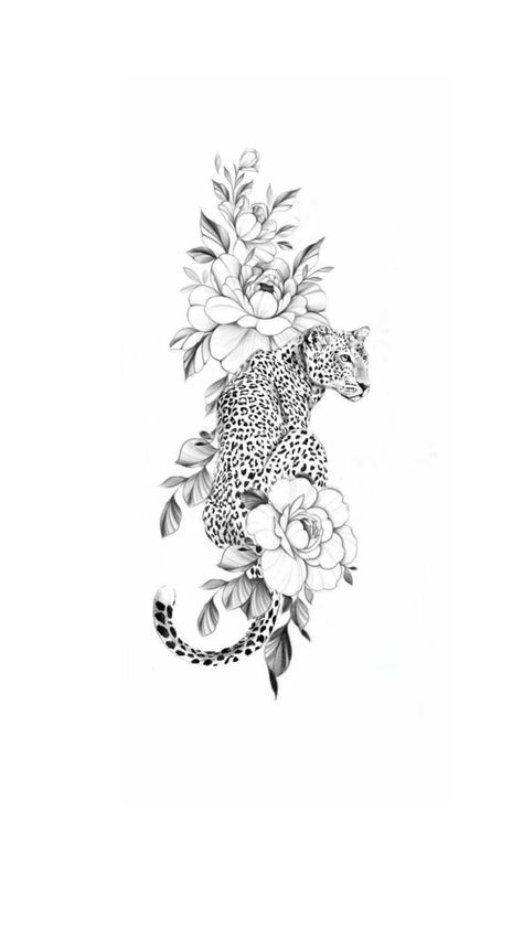 Feline Tattoo, Cheetah Print Tattoos, Tattoo Leopard, Leopard Print Tattoos, Hawaiian Flower Tattoos, Jaguar Tattoo, Cute Simple Tattoos, Traditional Tattoo Designs, Leopard Tattoos