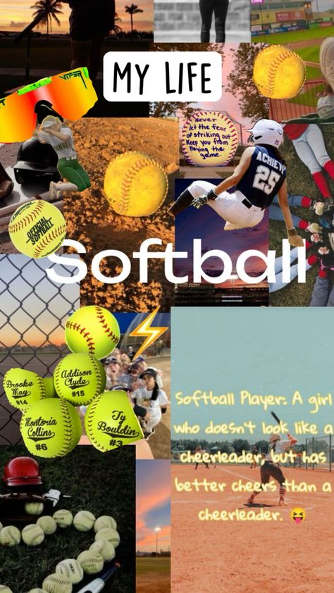 #softball🥎⭐️ Softball Wallpapers, Softball Aesthetic, Softball Photos, Softball Problems, Softball Season, Softball Quotes, Softball Pictures, Softball Life, Softball Players