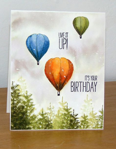 Men Illustration, Birthday Card For Men, For Birthday Card, Balloon Cards, Card For Men, Black Cards, Watercolor Birthday Cards, Birthday Card Drawing, Masculine Birthday Cards