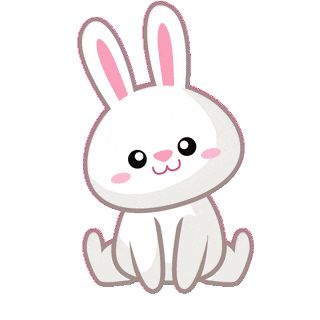 Bunny Animation, Rainbow Guides, Rabbit Animation, Sorry Gif, Brown And Cony, Animated Bunny, Doodles Drawings, Big Ears, Rug Inspiration