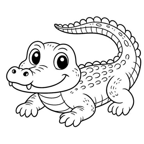 alligator free coloring pages Outlines Of Animals, Alligator Coloring Page Free Printable, Alligator Outline, Alligator Printable, Outline Animals, Alligator Coloring Page, Animal Coloring Pages Free Printable, Crocodile Coloring Pages, Alligator Drawing