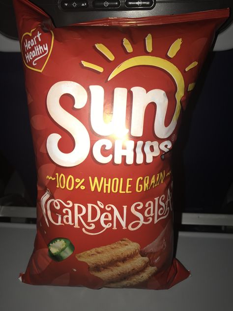 Bag of sun chips inflated after plane arrival Sun Chips, Healthy Chips, Snack Chips, Heart Healthy, Secret Santa, Chip Bag, Home Remedies, Natural Remedies, Snack Recipes