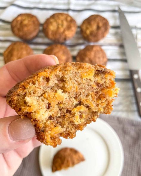 Carrot and Pineapple Muffins Pineapple Coconut Muffins, Carrot Pineapple Muffins, Pineapple Snack, Pineapple Muffins, Carrot And Walnut Cake, Carrot Muffin Recipe, Carrot Cake With Pineapple, Egg Muffins Recipe, Coconut Muffins