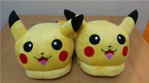 Pikachu Slippers, Monster Cosplay, Rave Shoes, Pokemon Pocket, Pocket Monsters, Shoes Slippers, Super Mario Bros, Soft Plush, Pikachu