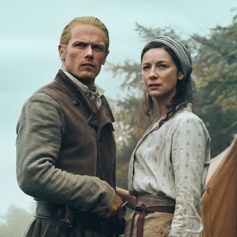 Outlander star Caitríona Balfe teases future return to show after season 8 ending | HELLO! Malcolm In The Middle, Richard Rankin, Gif Disney, Sam Heughan Outlander, Claire Fraser, Outlander Tv, Outlander Jamie, New Amsterdam, Outlander Fan