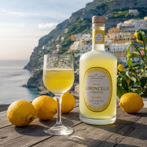 LIMONCELLO: THE RECIPE FROM THE AMALFI COAST Authentic Italian Recipes, Good Night Family, Making Limoncello, Limoncello Recipe, Dried Lemon, Italian Recipes Authentic, Italian Cooking, The Amalfi Coast, Authentic Italian