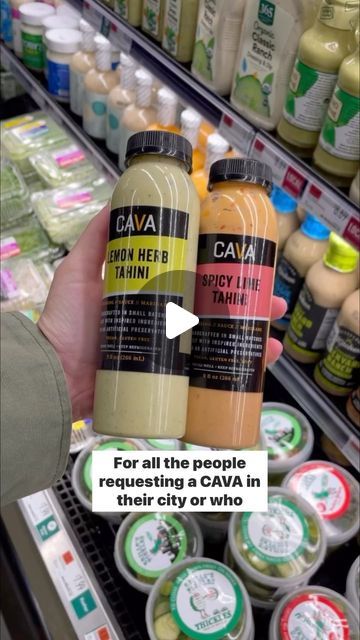 CAVA on Instagram: "Yearly reminder: you can enjoy CAVA at home 😛 visit cava.com/grocery for more information" Cava At Home, Lemon Herb, September 8, Tahini, Pretty Food, Healthy Drinks, More Information, At Home, Herbs