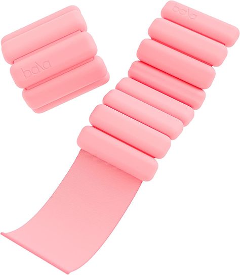 Bala Bangles - Set of 2 (1lb & 2lb Each) | Adjustable Wearable Wrist & Ankle Weights | Yoga, Dance, Barre, Pilates, Cardio, Aerobics, Walking Leg Workout Weights, Weighted Bracelet, Arm And Leg Workout, Leg Exercises With Weights, Bala Bangles, Pilates Cardio, Workout Weights, Barre Pilates, Ankle Weights