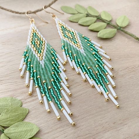 Beaded earrings tutorials