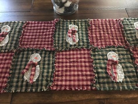 Christmas rag quilt patterns