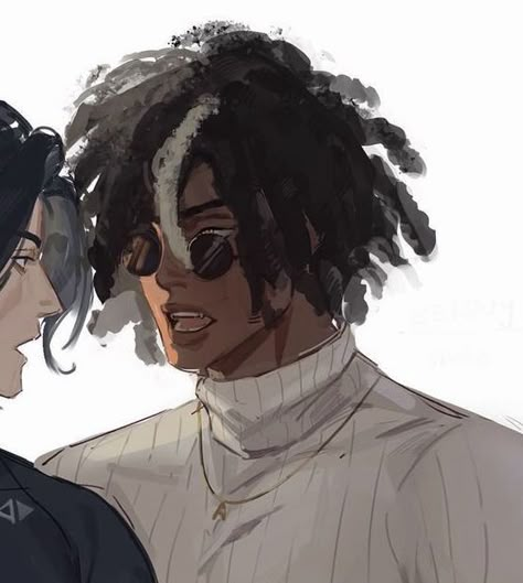 Poc Male Oc, Black Guy Oc, Black Man Drawing, Black Guy Art, Black Male Oc Art, Black Character Design Male, Black Male Oc, Black Male Character Design, Black Male Art