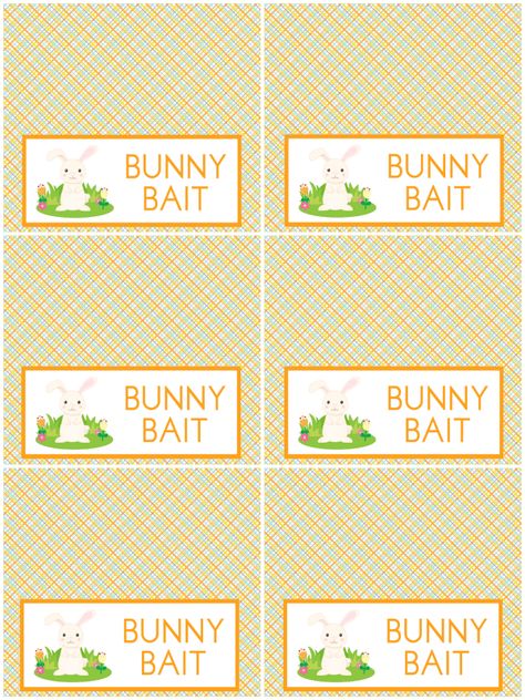 bunny-bait-printable Bunny Bait Printable Tags, Bunny Bait Printable, Bunny Bait, Pretzel Sticks, Easter Candy, Happy Spring, Printable Tags, Printable Labels, Easter Bunny