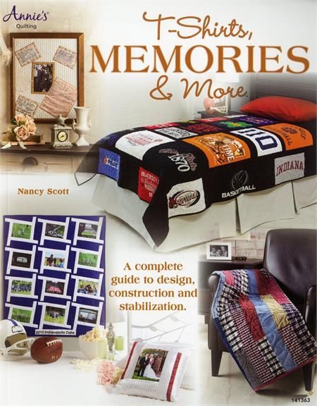 T-Shirt Quilts, Memories Quilts and More Book Tshirt Quilt Tutorial, Tshirt Quilt Pattern, Make A Scarf, Quilt Pattern Free, Quilt Pattern Book, Sewing Pattern Book, Photo Quilts, T Shirt Quilt, Tshirt Quilt