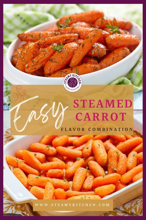 Steamed Carrots In Microwave, How To Steam Carrots, Steamed Carrots Recipe, Steam Carrots, Carrots Recipe Healthy, Steamed Baby Carrots, Steam Vegetables Recipes, Eating Raw Vegetables, Microwave Cooking Recipes