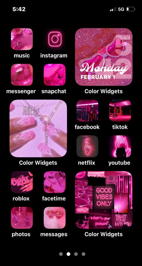 Birthday 24, Pinterest Widget, Ios Themes, Girly Wallpapers, Pink Wallpaper Girly, Wallpaper Girly, Iphone Home Screen Layout, Screen Layout, Acrylic Nails Coffin Pink