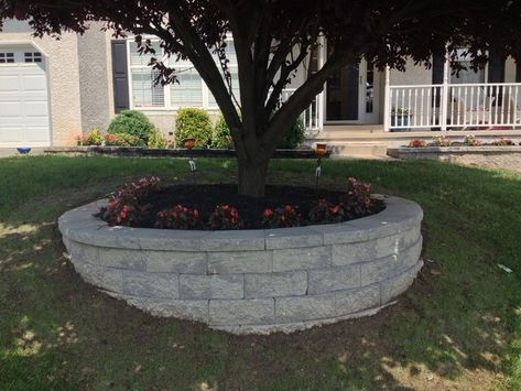 Retention Wall, Newark Delaware, Rock Garden Landscaping, Outdoor Stuff, Traditional Landscape, Flower Bed, Retaining Wall, Backyard Ideas, Rock Garden