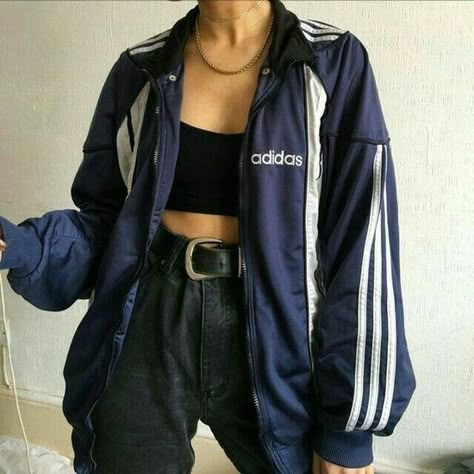 #OOTD #Instagram Instagram Baddie, 90's Fashion, 90s Outfit, Mode Inspo, Trend Fashion, Inspired Outfits, 가을 패션, Vintage Adidas, Mode Vintage