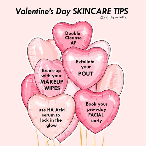 Esthetician Valentines Day Post, Esthetician Valentines Day, Valentine Esthetics, Valentines Esthetician, Esthetician Curriculum, Rose Esthetics, Valentines Skincare, Esthetician Lifestyle, Esthetician Post Ideas