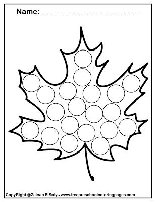 free autumn leaves fall do a dot marker coloring pages Leaf Lesson Plans, Fall Leaves Coloring Pages, Dot Marker Printables, Fall Coloring Sheets, Dot Marker Activities, Leaf Coloring Page, Fall Preschool Activities, Fall Coloring, Dot Worksheets