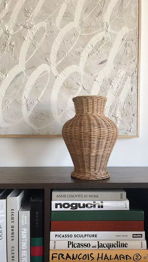 This $30 Target Vase Is the Season’s Must-Have Décor Item Target Vase, Studio Mcgee Spring, Wicker Vase, Faux Fireplace Mantels, Tall Basket, Woven Vase, Studio Mcgee Target, Nyc Living, Website Images