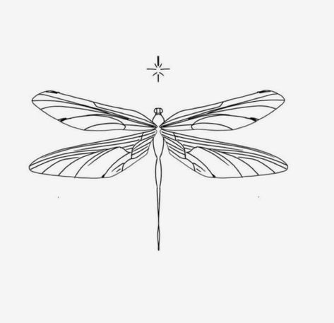 Cute Dragonfly Tattoo, Dragonfly Line Art, Dragonfly Sketch, Dragonfly Drawing, Earthy Tattoos, Dragonfly Tattoo Design, Ear Tattoo Ideas, Ear Tattoos, Cute Small Tattoos