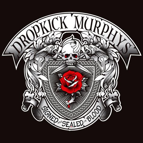 Signed and sealed in blood, I would die for you.... Dropkick Murphys Tattoo, Rose Tattoo Dropkick Murphys, Tattoo 2017, Rose Tattoo Meaning, Dropkick Murphys, Lyric Tattoos, Tattoo For Son, Tattoo Videos, Tattoo Meaning