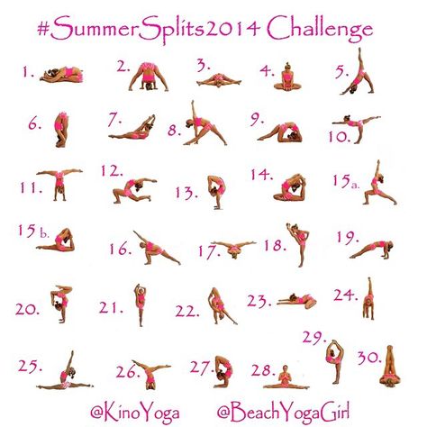 Gymnastic challenge Splits Challenge, Cheer Stretches, Cheerleading Stunts, Dance Stretches, Cheer Workouts, Insanity Workout, Stretches For Flexibility, Best Cardio Workout, Gymnastics Workout