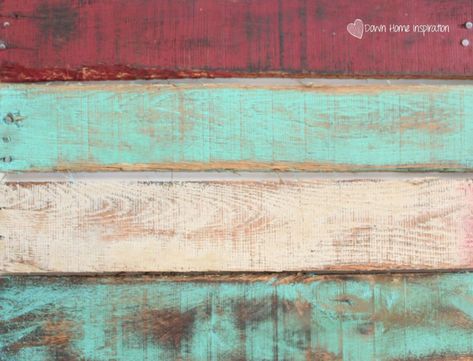 How to Achieve the Weathered Paint Look - Down Home Inspiration Make New Wood Look Old, Color Washed Wood, Distress Wood, Distressing Painted Wood, Distressing Furniture, Distressed Wood Furniture, Rustic Painting, Weathered Paint, Diy Furniture Ideas