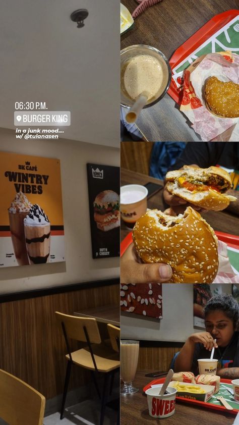 Burger King Instagram Story, Posting Food On Instagram Story, Cafe Layout Ideas Instagram, Fast Food Instagram Story, Food Aesthetics Instagram Story, Food Post Instagram Story, Cow Instagram Captions, Burger Captions Instagram Story, How To Post Food On Instagram Story