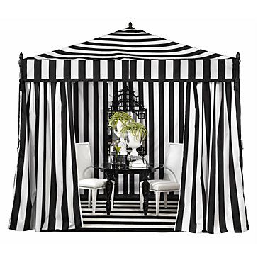 Funky gazebo Garden Interior, Market Table, Green Walls, Z Gallerie, Timeless Decor, Outdoor Tent, Pool Furniture, Accessories Decor, Affordable Home Decor