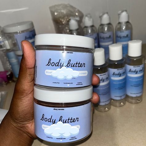 ☁️ currently working on our fall collection for next month ! Literally doing an entire new rebrand same colors just more cutee peep the new butter jars ahhhh there fireee 🩵 We finally getting professional pictures taken for our site because mine suck & I need the visuals to be as good as the product ✨🙃 Body butters are coming back I'm hypeeee for you guys to feel them the texture is so gooood !! Expect so many new + better coming your way this fall ! Thank you all for the support xo shayy... Body Butters, Professional Pictures, Fall Collection, Fall Collections, Body Butter, Blue Cream, Body Cream, Butter, Texture