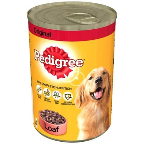 PEDIGREE® Can Loaf Original 12 x 14.1oz @@ You could get additional details at the image link. (This is an affiliate link and I receive a commission for the sales) Beef In Gravy, Pedigree Dog Food, Chicken Dog Food Recipes, Pedigree Dog, Chicken For Dogs, Canned Dog Food, Wet Dog, Complete Nutrition, Healthy Dog Food Recipes