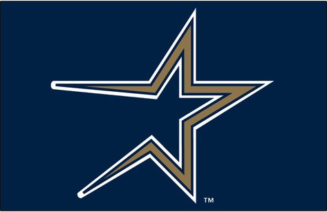 Houston Astros Jersey Logo (1997) - A gold shooting star trimmed in blue and white on blue. Worn on Houston Astros alternate jersey from 1997-99 Astros Tattoo Houston, Tango Blast, Houston Astros Jersey, Astros Jersey, Houston Texans Football, Texans Football, Star Logo Design, Printable Shapes, Astros Baseball