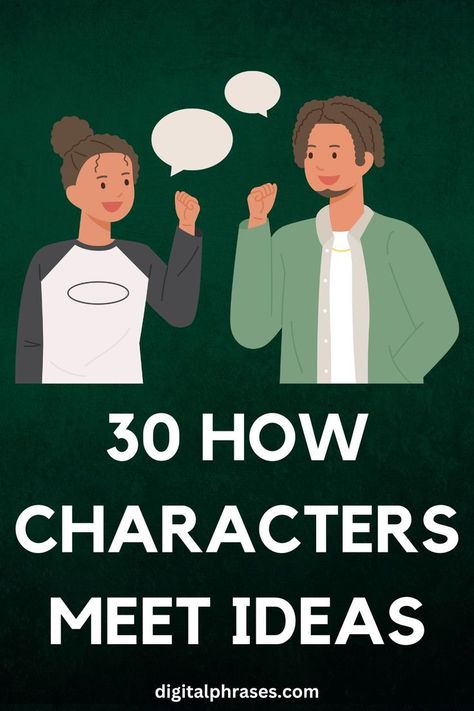 Explore the magic of storytelling as we delve into creative ways your characters can meet! Discover unique scenarios, unexpected encounters, and imaginative plot twists that will captivate your readers and breathe life into your narratives Plot Twist, A Novel, Amazing Stories, Storytelling, The Magic